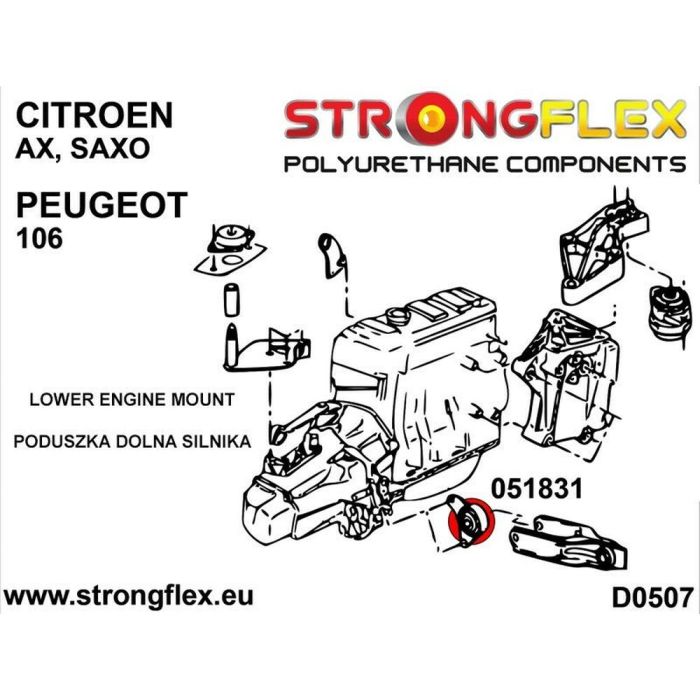 Silentblock Strongflex STF051831B 2