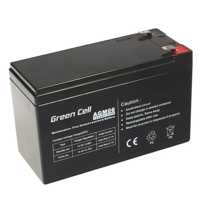 Batería para SAI Green Cell AGM06 9 Ah 12 V 0 Batería para SAI Green Cell AGM06 9 Ah 12 V 0
