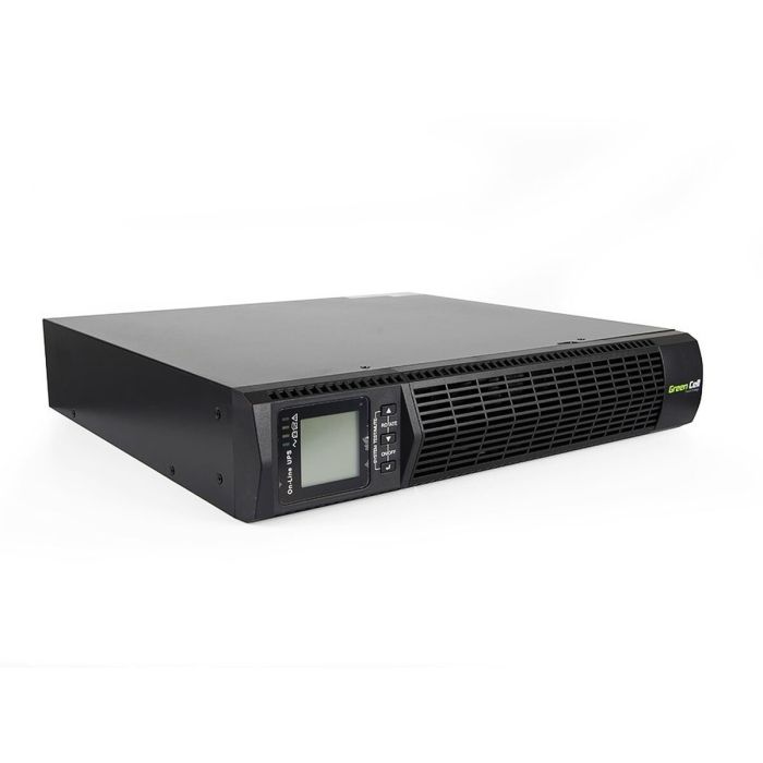 Green Cell RTII 1000VA 900W UPS Doble Conversión (Online) 1999 kVA, Onda Senoidal 110-290V, 6 Salidas AC, Negro für Serverschrank