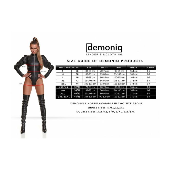 Body Demoniq Negro XL 1