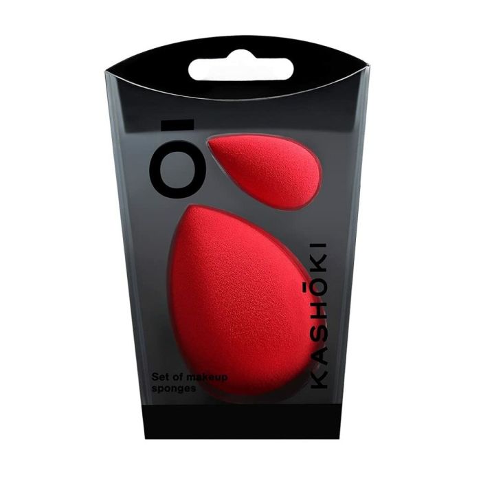 Esponja para Maquillaje Kashōki Kashoki Esponjas Lote Rojo 2 Piezas 1