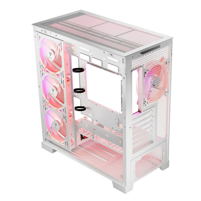 Caja Semitorre ATX Modecom Volcano SPACE APEX ARGB Blanco 10 Caja Semitorre ATX Modecom Volcano SPACE APEX ARGB Blanco 10