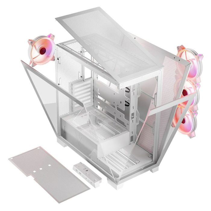 Caja Semitorre ATX Modecom Volcano SPACE APEX ARGB Blanco 7 Caja Semitorre ATX Modecom Volcano SPACE APEX ARGB Blanco 7