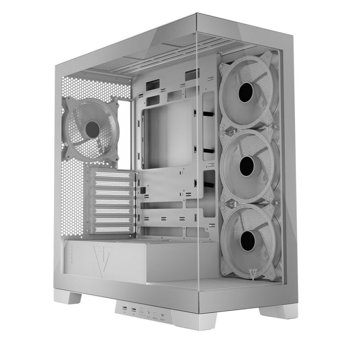 Caja Semitorre ATX Modecom Volcano SPACE APEX ARGB Blanco 21 Caja Semitorre ATX Modecom Volcano SPACE APEX ARGB Blanco 21