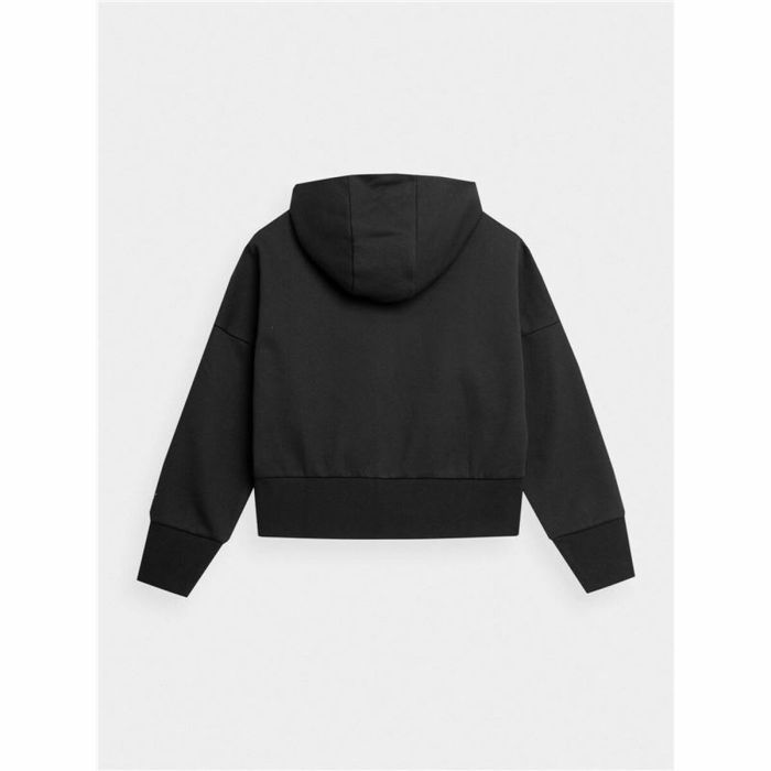 Sudadera con Capucha Mujer 4F BLD027 Negro 3