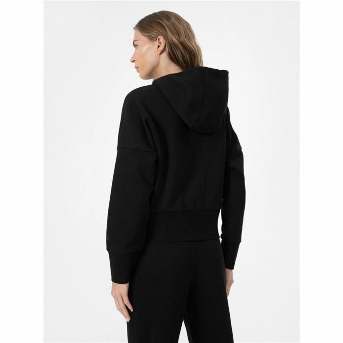 Sudadera con Capucha Mujer 4F BLD027 Negro 1