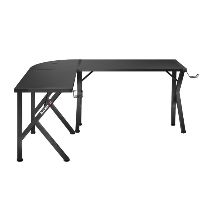 Mesa de Escritorio Gaming Huzaro Hero 6.3 Negro Acero Fibra de carbono 154 x 74 x 117 cm 13