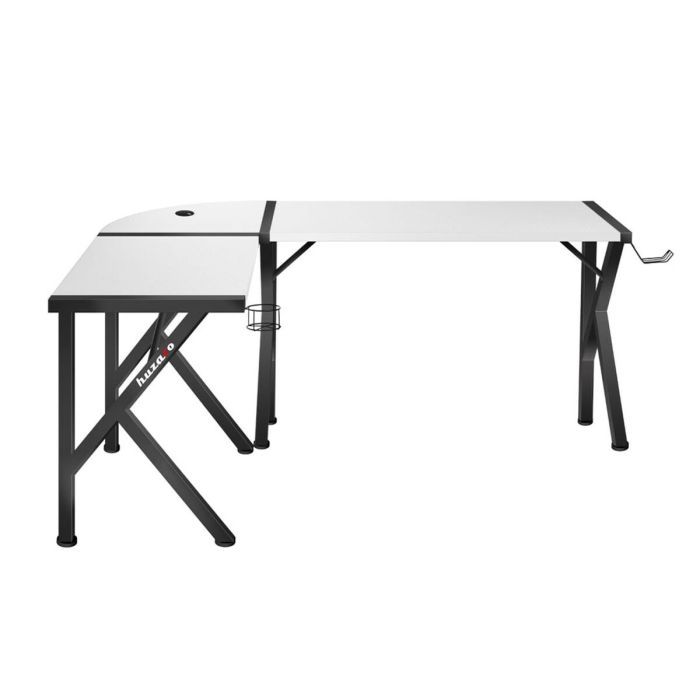 Escritorio Huzaro Hero 6.3 Blanco Negro Acero Fibra de carbono 154 x 74 x 117 cm 2 Escritorio Huzaro Hero 6.3 Blanco Negro Acero Fibra de carbono 154 x 74 x 117 cm 2