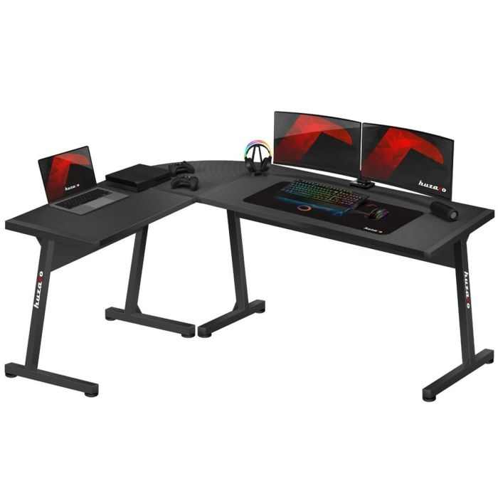Escritorio Huzaro HZ-Hero 6.0 Negro Acero Fibra de carbono 178 x 4 x 112 cm Escritorio Huzaro HZ-Hero 6.0 Negro Acero Fibra de carbono 178 x 4 x 112 cm