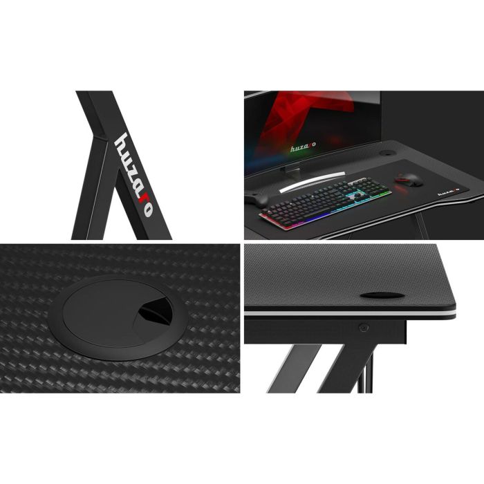 Mesa de Escritorio Gaming Huzaro HZ-Hero 1.4 Black Negro 1 Mesa de Escritorio Gaming Huzaro HZ-Hero 1.4 Black Negro 1