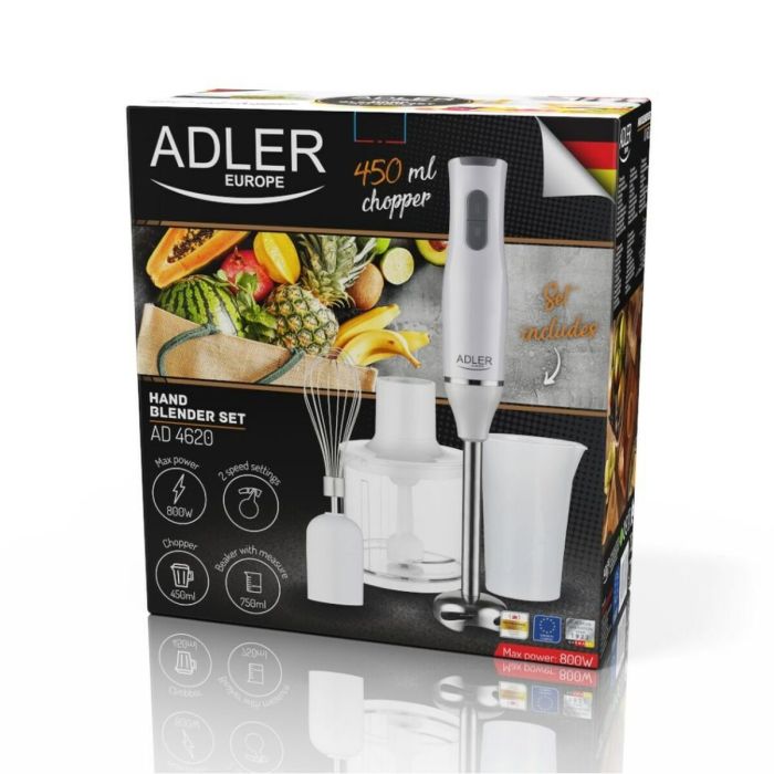 Batidora de Vaso Adler AD 4620 Blanco 500 W 1