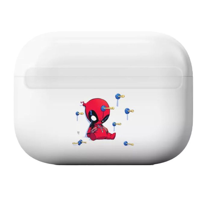 Funda Protectora ERT Group AirPods Pro Deadpool 002 Marvel Blanco 1 Funda Protectora ERT Group AirPods Pro Deadpool 002 Marvel Blanco 1