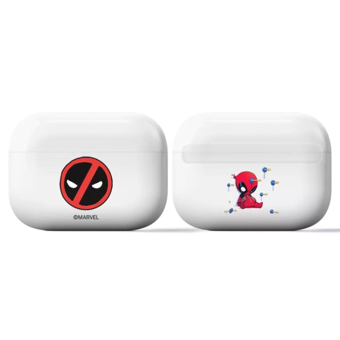 Funda Protectora ERT Group AirPods Pro Deadpool 002 Marvel Blanco 0 Funda Protectora ERT Group AirPods Pro Deadpool 002 Marvel Blanco 0