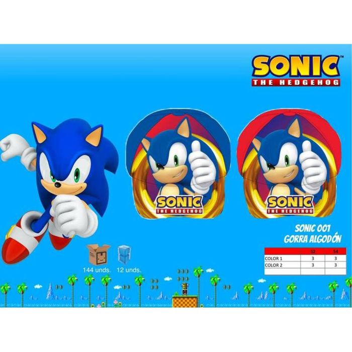 Gorra Infantil Sonic 52-54 cm 1 Gorra Infantil Sonic 52-54 cm 1