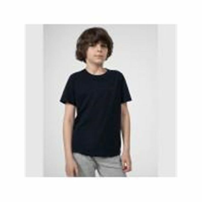 Camiseta de Manga Corta Niño 4F M291 Negro 2