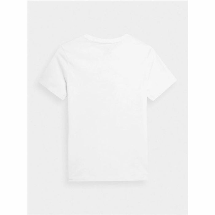 Camiseta de Manga Corta Niño 4F M294 Blanco 1