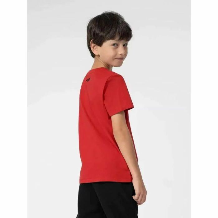 Camiseta de Manga Corta Niño 4F M294 Rojo 1