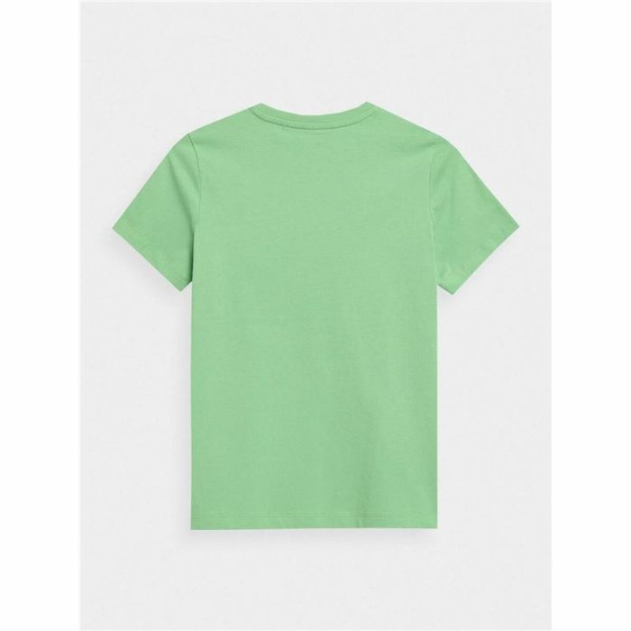 Camiseta de Manga Corta Niño 4F M294 Canary Verde 1