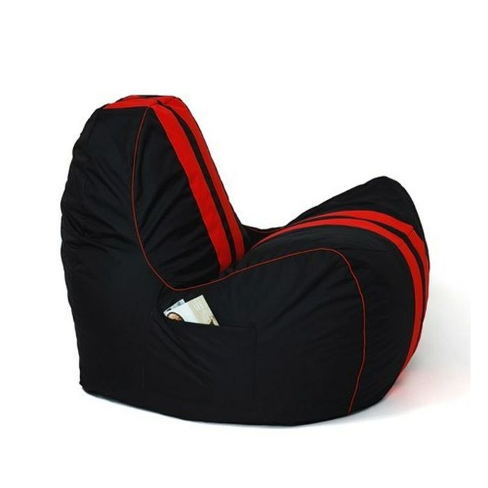 Puff GO GIFT Negro Rojo Oxford tejido antidesgarros Cuero ecológico 140 x 100 x 100 cm 140 x 100 cm 0 Puff GO GIFT Negro Rojo Oxford tejido antidesgarros Cuero ecológico 140 x 100 x 100 cm 140 x 100 cm 0