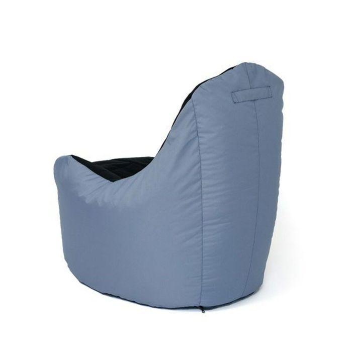 Puff GO GIFT Negro Gris Oxford tejido antidesgarros 1