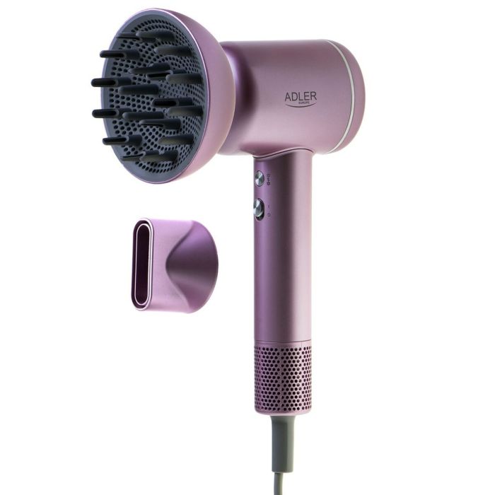 Secador de Pelo Adler AD 2270p Púrpura 1600 W 12 Secador de Pelo Adler AD 2270p Púrpura 1600 W 12
