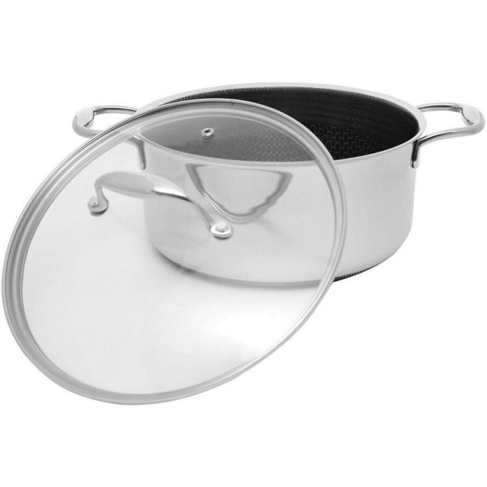 Olla con Tapa Kohersen 71104 Plateado Acero Inoxidable Aluminio Ø 24 cm 4,9 L 0 Olla con Tapa Kohersen 71104 Plateado Acero Inoxidable Aluminio Ø 24 cm 4,9 L 0