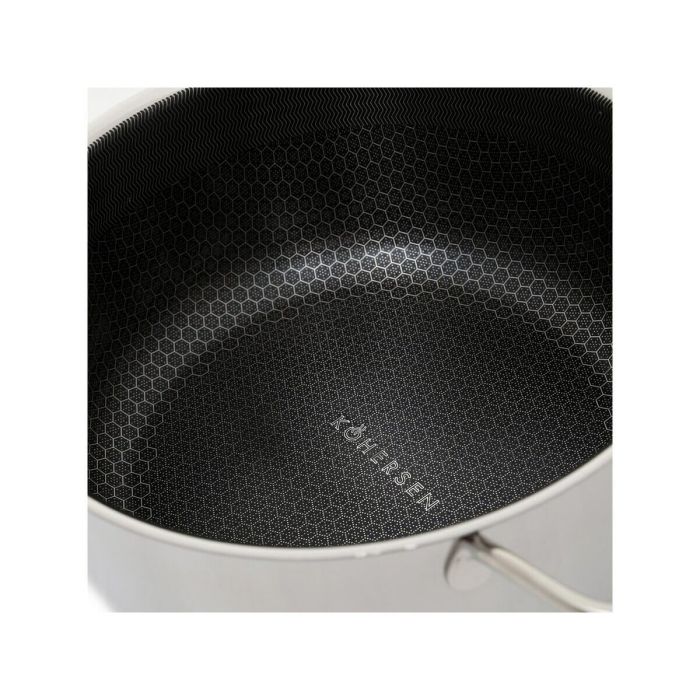 Olla con Tapa Kohersen 71104 Plateado Acero Inoxidable Aluminio Ø 24 cm 4,9 L 2 Olla con Tapa Kohersen 71104 Plateado Acero Inoxidable Aluminio Ø 24 cm 4,9 L 2