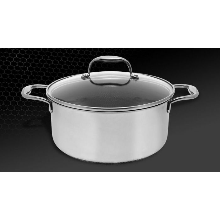 Olla con Tapa Kohersen 71104 Plateado Acero Inoxidable Aluminio Ø 24 cm 4,9 L 1 Olla con Tapa Kohersen 71104 Plateado Acero Inoxidable Aluminio Ø 24 cm 4,9 L 1