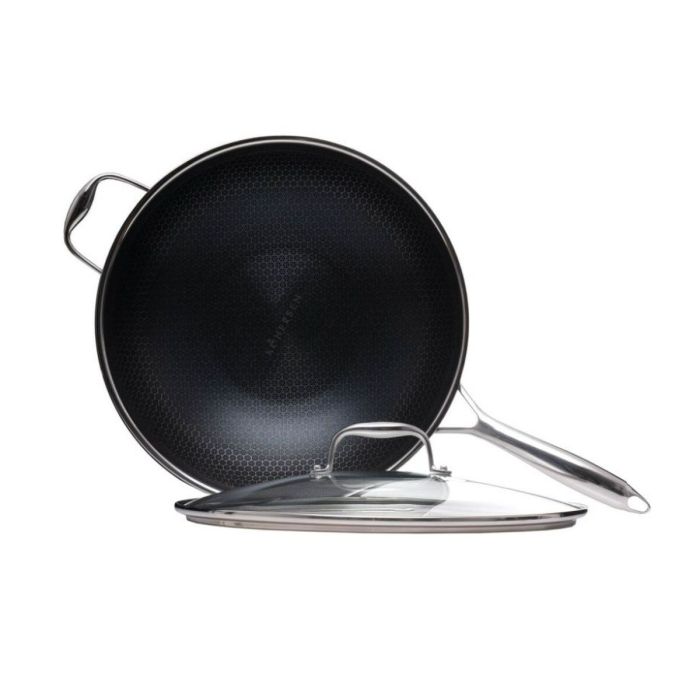Sartén Kohersen 71111 Negro Plateado Acero Inoxidable Aluminio Ø 32 cm 8
