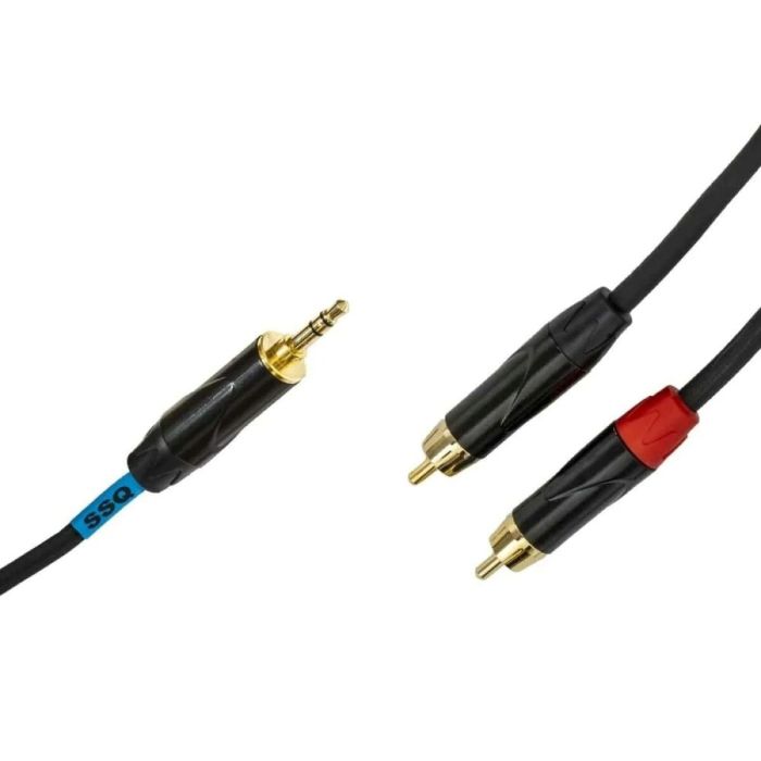 Cable Audio Jack a 2 RCA Sound station quality (SSQ) MiJRCA1 1 m 1