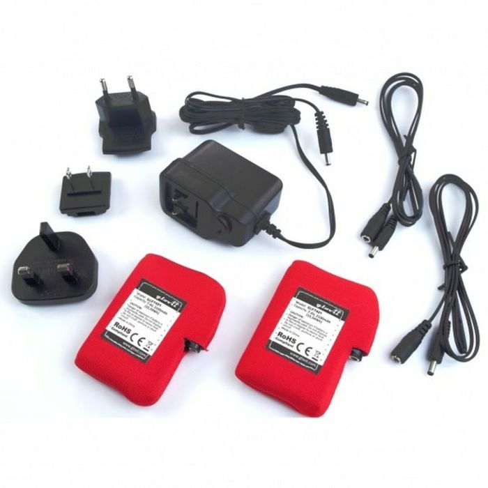 Guantes Glovii GLBM Negro Rojo/Blanco S/M 2 Piezas 6