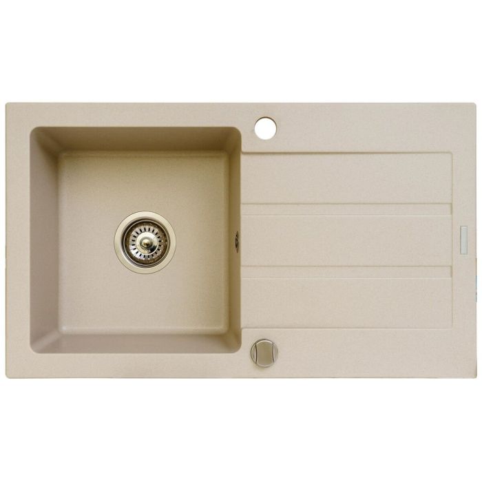 Fregadero de Un Seno Maidsinks 76 x 44 cm Beige Fregadero de Un Seno Maidsinks 76 x 44 cm Beige