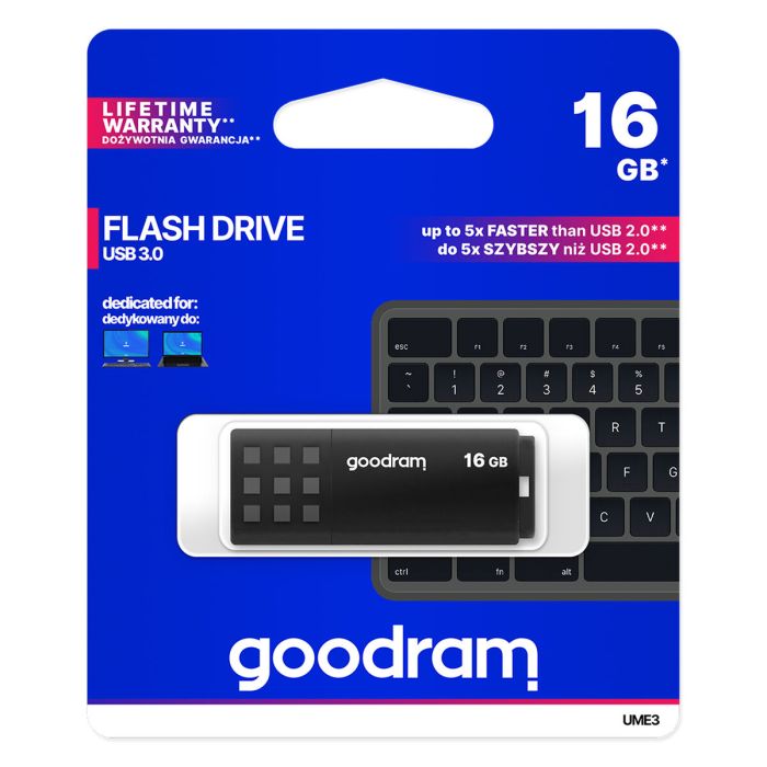 Memoria USB GoodRam UME3 Negro 16 GB 1