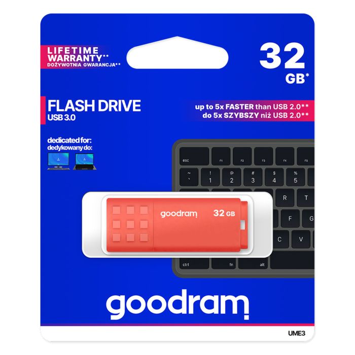 Memoria USB GoodRam UME3 Naranja 32 GB 1