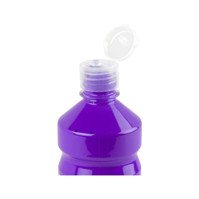 Tempera Liquida Liderpapel Escolar 500 mL Violeta 1