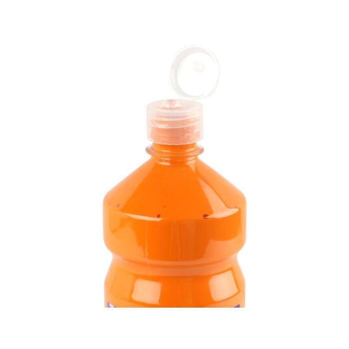 Tempera Liquida Liderpapel Escolar 1000 mL Naranja 2