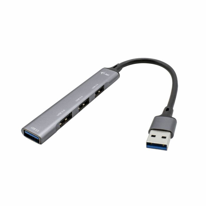 Hub USB i-Tec Gris
