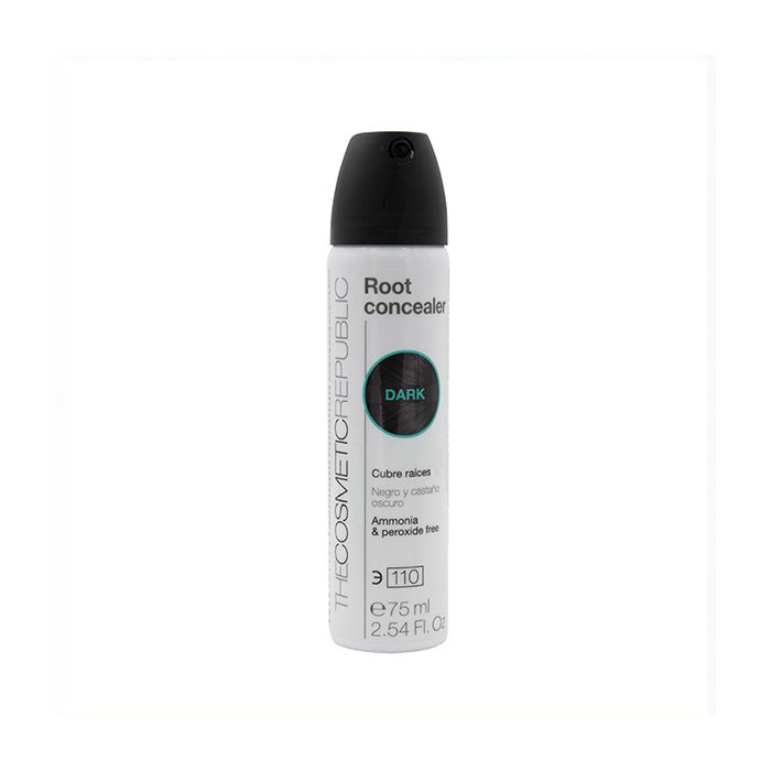 Spray Corrector de Raíces Root Concealer The Cosmetic Republic 9801-92724 Dark Negro 75 ml (1 unidad) (75 ml)