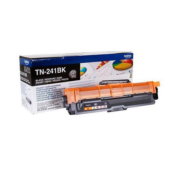 Toner Brother Tn-241Bk Hl3140 Hl3170 Hl3150 Dcp9020 Mfc9140 Mfc9330 Mfc9340 Negro 2500 Pag 1