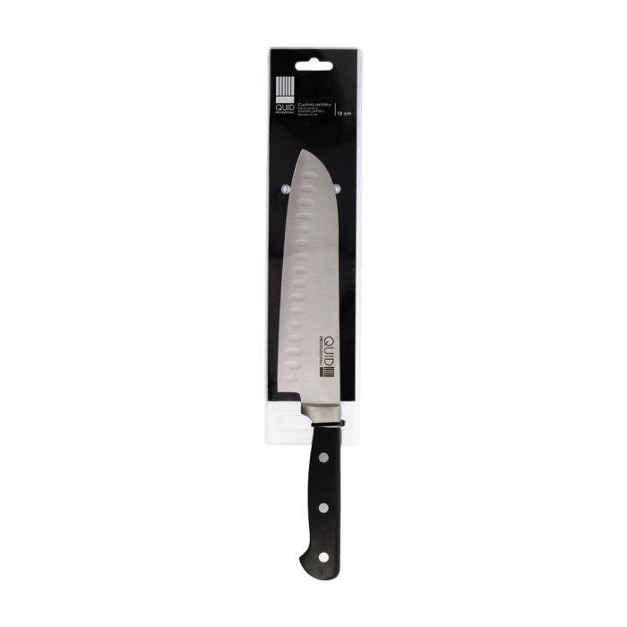 Cuchillo Santoku Acero Inoxidable Inox Chef Black Quid Professional 18 cm 4