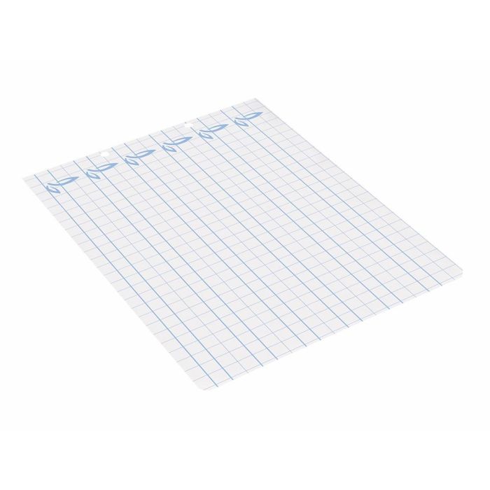 Recambio Liderpapel Cuarto Apaisado Pautaguia 100 Hojas 75 gr Cuadriculado Pautado 8 mm Con Margen 2 Taladros 6