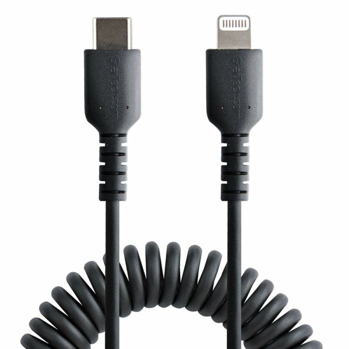 Cable USB a Lightning Startech RUSB2CLT50CMBC Negro 50 cm