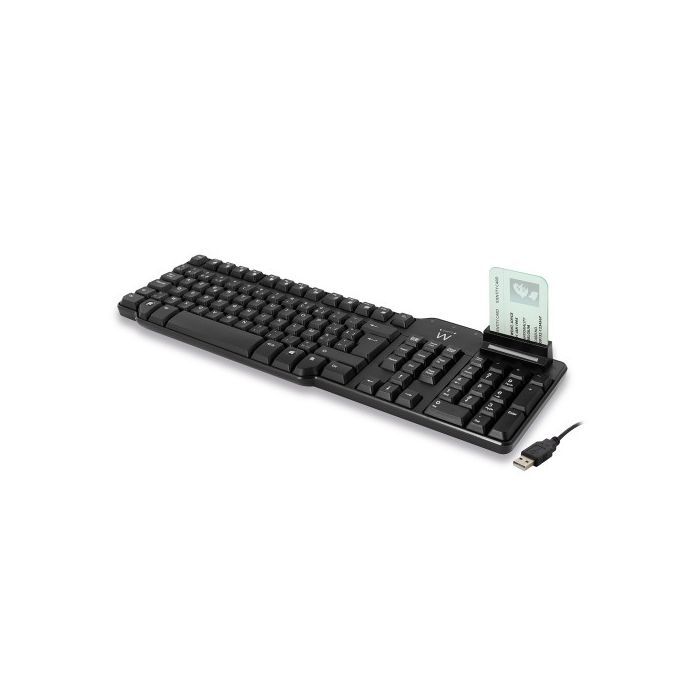 Ewent EW3252 teclado USB QWERTY Español Negro 1