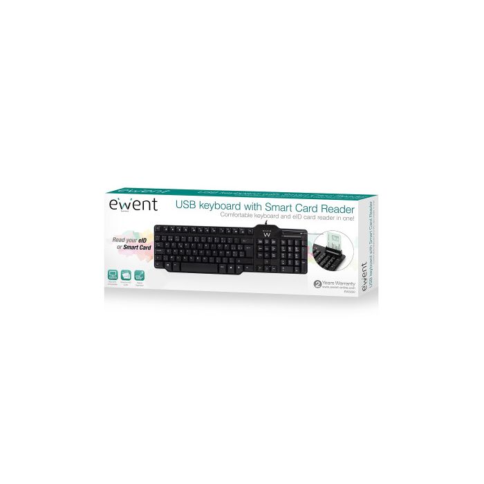 Ewent EW3252 teclado USB QWERTY Español Negro 3