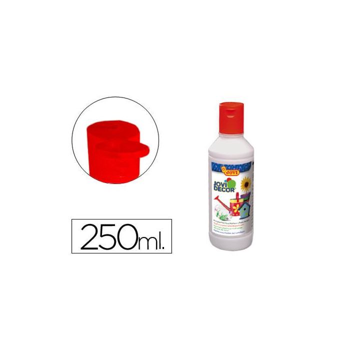 Jovi Pintura Plástica Jovidecor Acryl Botella De 250 mL Blanco