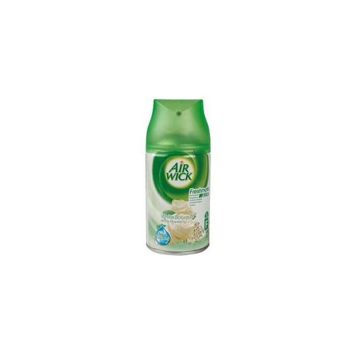 Ambientador Air Wick Flores Blancas Recambio De 250 mL Para Aparato Air Wick Freshmatik