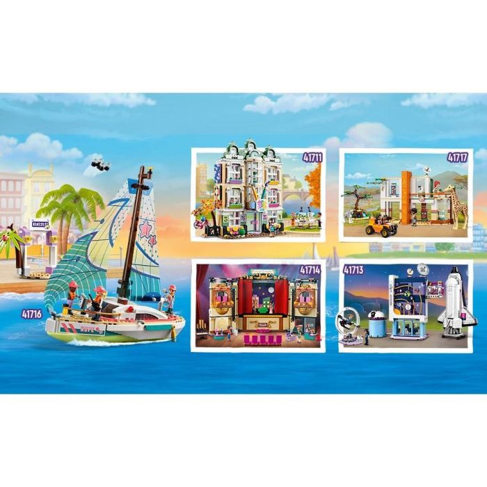 LEGO Friends 41716 Stephanie's Sea Adventure Barco de juguete con minimuñecas 6