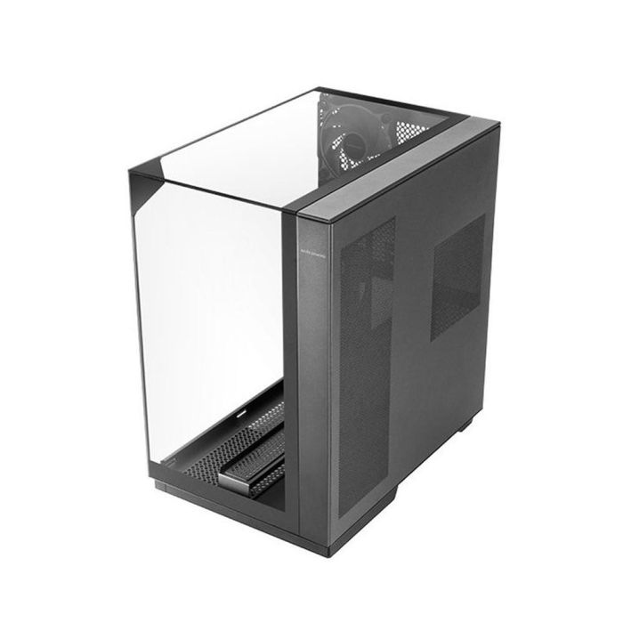 Mars Gaming MC-3GF Caja Gaming Torre Panorámica Triple Cristal Templado ARGB con 2 Ventiladores, Montaje Vertical GPU y Soporte Líquida 360mm