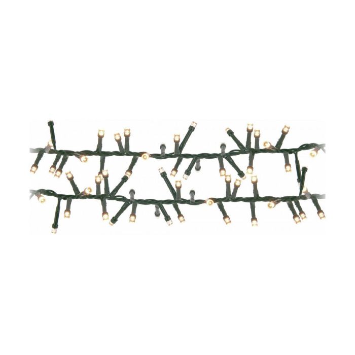 Guirnalda de Luces LED Luz cálida Blanco Cálido 17 m Verde