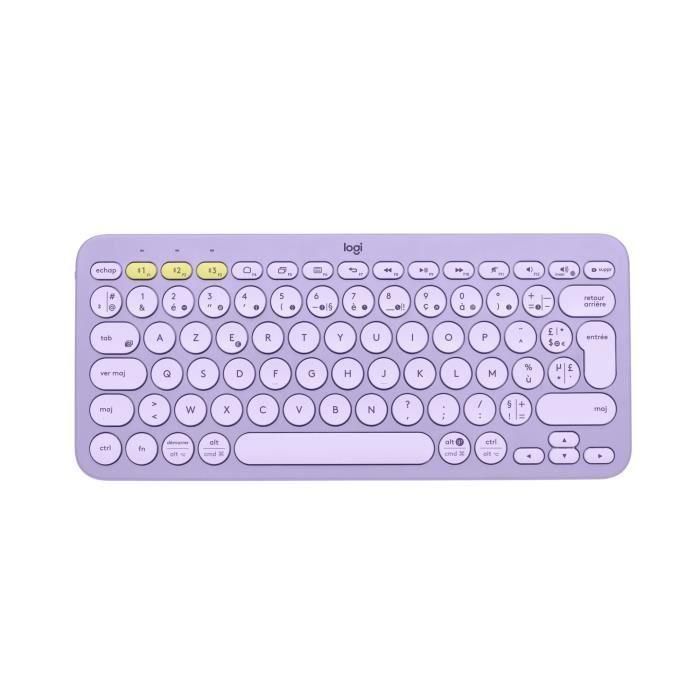 Logitech - teclado inalámbrico K380 - Lemonada de lavanda Logitech - teclado inalámbrico K380 - Lemonada de lavanda